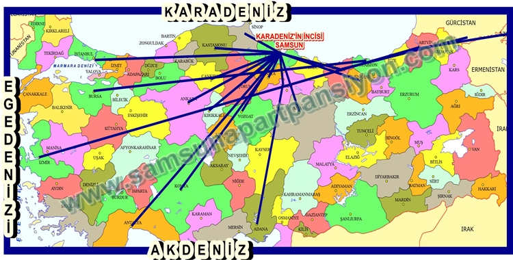Samsun Apart Türkiye Yol Haritası Konaklama